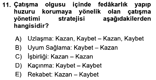 İletişim Bilgisi 2019-2020 Ara Sınav - 11. soru