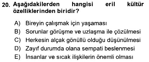 İletişim Bilgisi 2022-2023 Yaz Okulu Sınavı - 20. soru
