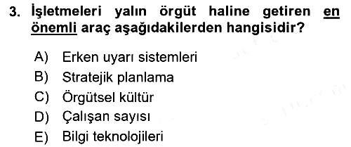 Kriz İletişimi Ve Yönetimi 2015-2016 Tek Ders Sınavı - 3. soru