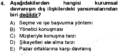 Kurumsal İletişim 2012-2013 Ara Sınav - 4. soru