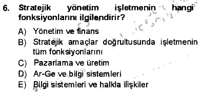Kurumsal İletişim 2012-2013 Ara Sınav - 6. soru