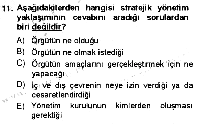 Kurumsal İletişim 2012-2013 Ara Sınav - 11. soru