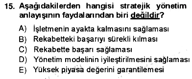 Kurumsal İletişim 2012-2013 Ara Sınav - 15. soru