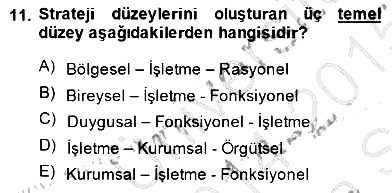 Kurumsal İletişim 2014-2015 Ara Sınav - 11. soru