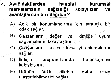 Kurumsal İletişim 2015-2016 Ara Sınav - 4. soru