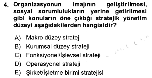 Kurumsal İletişim 2019-2020 Ara Sınav - 4. soru