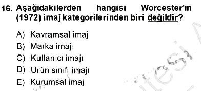 Kurumsal İletişim 2014-2015 Dönem Sonu Sınavı - 16. soru