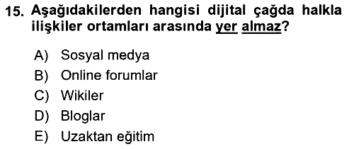 Pazarlama İletişimi 2021-2022 Ara Sınav - 15. soru