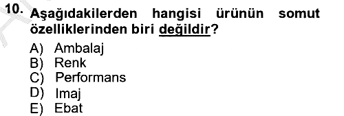 Reklamcılık 2012-2013 Ara Sınav - 10. soru