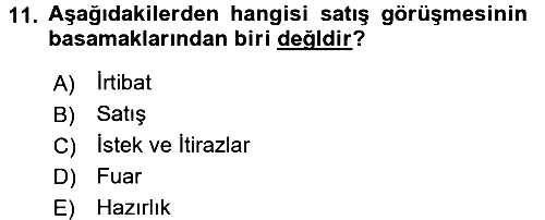 Reklamcılık 2017-2018 Ara Sınav - 11. soru