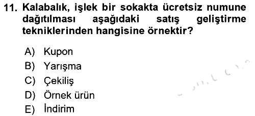 Reklamcılık 2023-2024 Ara Sınav - 11. soru