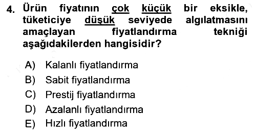 Reklamcılık 2015-2016 Tek Ders Sınavı - 4. soru