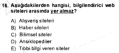 Reklamda Yaratıcılık ve Yazarlık 2013-2014 Dönem Sonu Sınavı - 16. soru