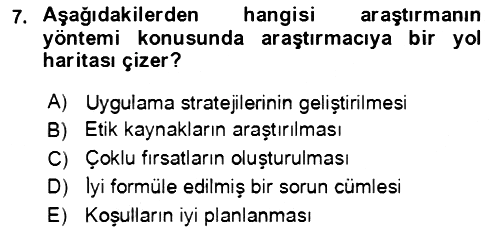 Sürdürülebilirlik ve Halkla İlişkiler 2017-2018 Dönem Sonu Sınavı - 7. soru