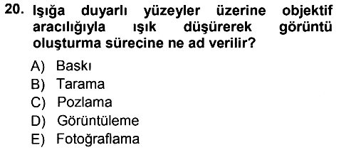 Halkla İlişkiler Uygulama Teknikleri 2012-2013 Ara Sınav - 20. soru