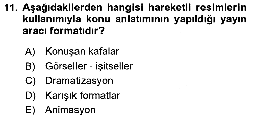 Halkla İlişkiler Uygulama Teknikleri 2024-2025 Ara Sınav - 11. soru
