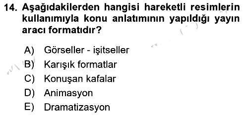 Halkla İlişkiler Uygulama Teknikleri 2025-2026 Ara Sınav - 14. soru