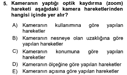 Halkla İlişkiler Uygulama Teknikleri 2016-2017 Dönem Sonu Sınavı - 5. soru