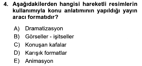 Halkla İlişkiler Uygulama Teknikleri 2024-2025 Dönem Sonu Sınavı - 4. soru