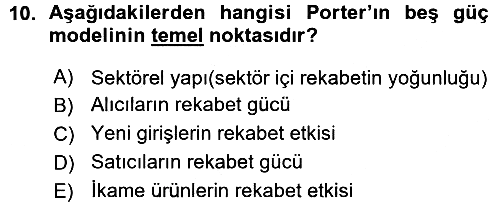 Halkla İlişkiler Yönetimi 2015-2016 Ara Sınav - 10. soru