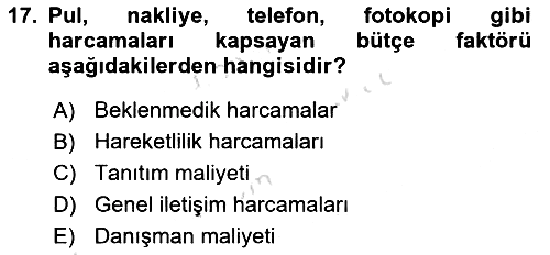 Halkla İlişkiler Yönetimi 2024-2025 Dönem Sonu Sınavı - 17. soru