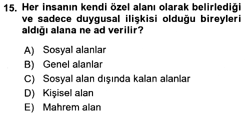 Halkla İlişkilerde Etkili İletişim 2021-2022 Ara Sınav - 15. soru