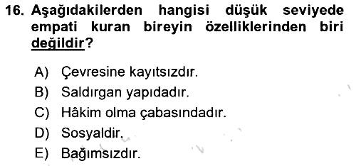 Halkla İlişkilerde Etkili İletişim 2024-2025 Dönem Sonu Sınavı - 16. soru