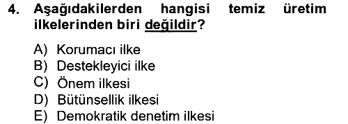 Kurumsal Sosyal Sorumluluk 2013-2014 Dönem Sonu Sınavı - 4. soru