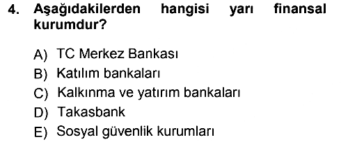 Finansal Yönetim 1 2013-2014 Dönem Sonu Sınavı - 4. soru