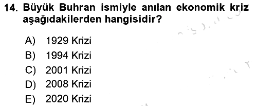 Finansal Yönetim 2 2024-2025 Dönem Sonu Sınavı - 14. soru