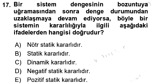 Harekat Performans 2021-2022 Ara Sınav - 17. soru