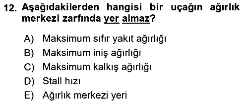 Harekat Performans 2024-2025 Ara Sınav - 12. soru