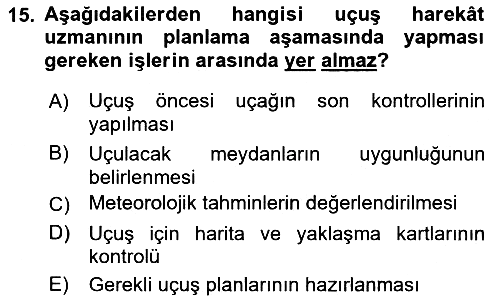 Harekat Performans 2017-2018 Dönem Sonu Sınavı - 15. soru