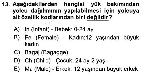 Harekat Performans 2021-2022 Yaz Okulu Sınavı - 13. soru