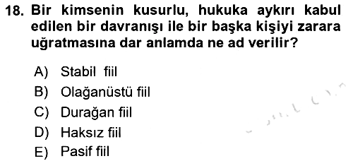 Hava Hukuku 2018-2019 3 Ders Sınavı - 18. soru