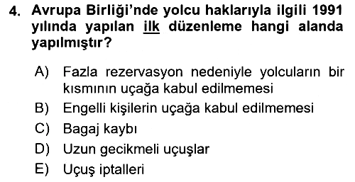 Hava Hukuku 2024-2025 Dönem Sonu Sınavı - 4. soru
