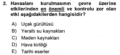 Havaalanı Sistemi 2018-2019 Dönem Sonu Sınavı - 2. soru