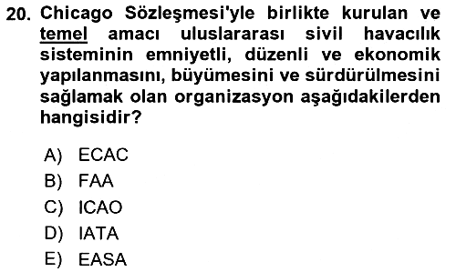 Havaalanı Sistemi 2024-2025 Dönem Sonu Sınavı - 20. soru