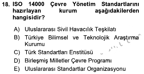 Havaalanı Sistemi 2018-2019 Yaz Okulu Sınavı - 18. soru