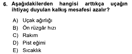 Havaalanı Sistemi 2020-2021 Yaz Okulu Sınavı - 6. soru