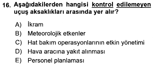 Havacılığa Giriş 2023-2024 Ara Sınav - 16. soru