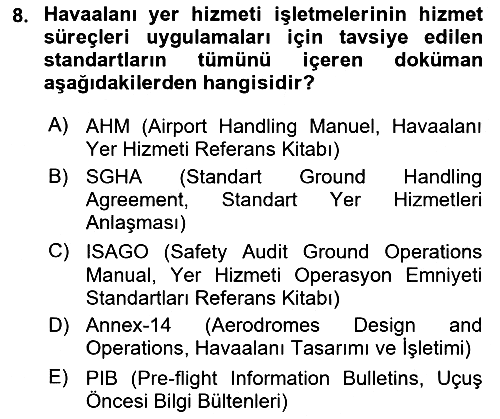 Havacılığa Giriş 2016-2017 Dönem Sonu Sınavı - 8. soru