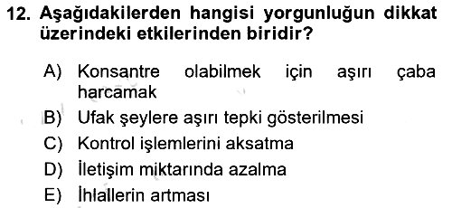 Havacılık Emniyeti 2023-2024 Ara Sınav - 12. soru