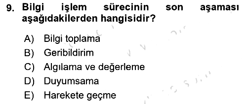 Havacılık Emniyeti 2025-2026 Ara Sınav - 9. soru