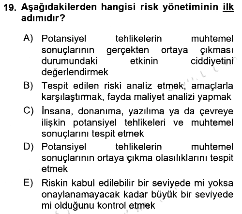 Havacılık Emniyeti 2021-2022 Dönem Sonu Sınavı - 19. soru