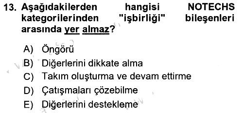Havacılık Emniyeti 2021-2022 Yaz Okulu Sınavı - 13. soru