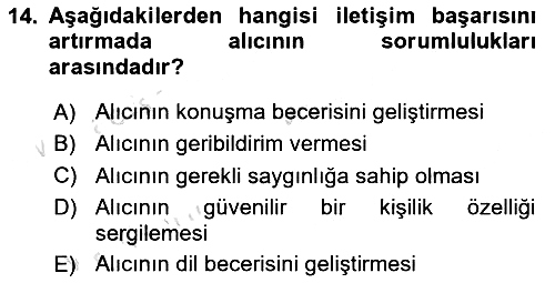 Havacılık Emniyeti 2023-2024 Yaz Okulu Sınavı - 14. soru