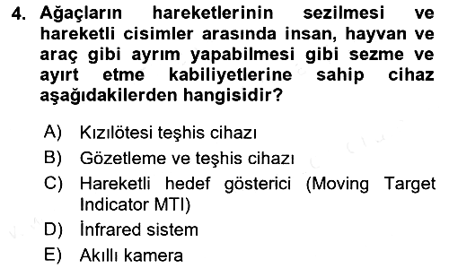 Havacılık Güvenliği 2017-2018 Dönem Sonu Sınavı - 4. soru