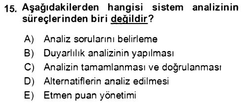 Lojistik Yönetimi 2021-2022 Ara Sınav - 15. soru