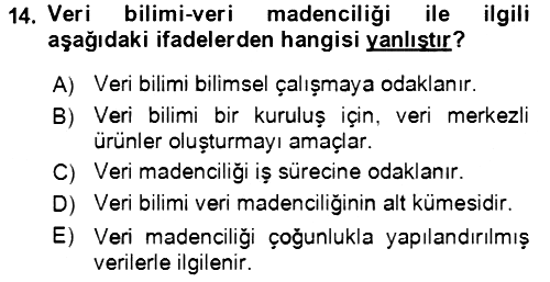 Lojistik Yönetimi 2021-2022 Dönem Sonu Sınavı - 14. soru